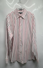 Load image into Gallery viewer, Express 1MX Mens Multicolor Striped Printed Modern Fit Dress Shirt Size XL
