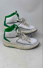 Load image into Gallery viewer, Nike Kids Air Jordan 2 Retro Green White Lace-Up Sneaker Shoes Size 6.5Y