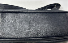 Load image into Gallery viewer, White Mountain Womens Black Inner Pockets Adjustable Strap Zipper Crossbody Bag