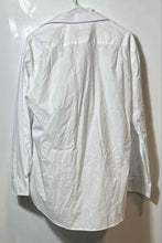 Load image into Gallery viewer, Pierre Cardin Mens White Long Sleeve Collared Slim Fit Dress Shirt Size Large