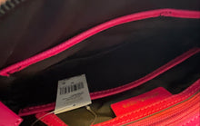 Load image into Gallery viewer, Michael Kors Womens Kelsey Black Pink Adjustable Strap Crossbody Bag
