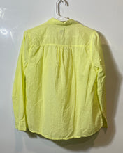 Load image into Gallery viewer, Old Navy Womens Yellow Classic Long Sleeve Collared Button-Up Shirt Size Medium