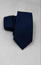 Load image into Gallery viewer, Calvin Klein Mens Blue Adjustable Formal Designer Neckwear Pointed Tie