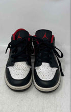 Load image into Gallery viewer, Nike Kids Air Jordan 1 Low Black White Red Lace-Up Sneaker Shoes Size 5.5Y
