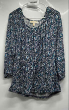 Load image into Gallery viewer, Michael Kors Womens Multicolor Paisley Print Pullover Blouse Top Size L