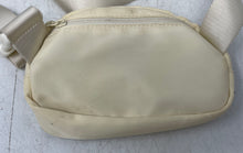 Load image into Gallery viewer, Lululemon Womens Ivory Zipper Inner Divider Adjustable Strap Fanny Pack Bag