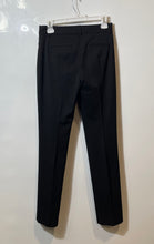 Load image into Gallery viewer, Express Womens Black Stretch Columnist Slim Mid Rise Dress Pants Size 2L