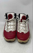 Load image into Gallery viewer, Nike Mens Air Jordan 6 Rings Red White Black Lace-Up Sneaker Shoes Size 9.5