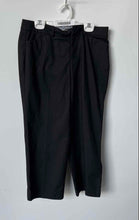 Load image into Gallery viewer, Dockers Womens Black Flat Front Pockets Wide-Leg Stretch Dress Pants Size 4
