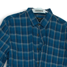 Load image into Gallery viewer, Alfani Mens Green Plaid Long Sleeve Button-Up Shirt Size Medium