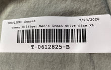 Load image into Gallery viewer, Tommy Hilfiger Mens Green Short Sleeve Pocket Classic Fit Button-Up Shirt Sz XL