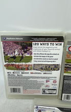 Load image into Gallery viewer, Assorted PlayStation 3 NCAA Football 09 10 & 11 Play Video Games Lot Of 3 Pieces