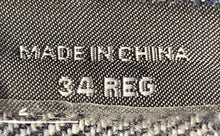 Load image into Gallery viewer, Armani Exchange Mens Blue Denim Cotton 5 Pocket Design Straight Jeans Pants 34