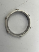 Load image into Gallery viewer, Women's White/Silver Tone Ring Size 7.25 With White Gems.