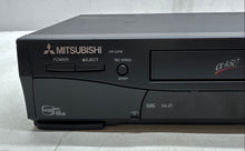 Load image into Gallery viewer, Mitsubishi HS-U576 Black Hi-Fi Electronic Video Cassette Recorder Not Tested