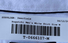 Load image into Gallery viewer, Bugatchi Mens White Oooh Cotton Tech Long Sleeve Button-Up Shirt Size Medium