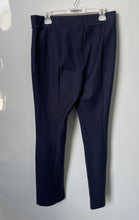 Load image into Gallery viewer, Michael Kors Womens Blue Flat Front Elastic Waist Pull-On Ankle Pants Size L