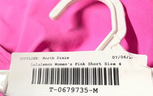 Load image into Gallery viewer, Lululemon Womens Pink Pull On Elastic Waist Zipped Pockets Athletic Skirt Size 4