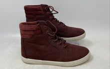 Load image into Gallery viewer, Timberland Womens Dausette Burgundy Leather Round Toe Lace-Up Ankle Boots Size 6