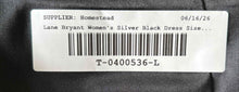 Load image into Gallery viewer, Lane Bryant Womens Silver Black V-Neck Handkerchief Hem A-Line Dress Size 18/20