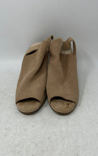 Load image into Gallery viewer, Cole Haan Womens Callista Beige Peep Toe Block Heel Slingback Sandals Size 10B