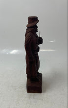 Load image into Gallery viewer, Brown Wooden Handmade Man Holding Cup Collectible Figurine By Hand In Argentina
