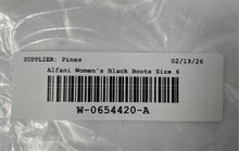 Load image into Gallery viewer, Alfani Womens Avvia 10003187000 Black Leather Side Zip Ankle Booties Size 6M