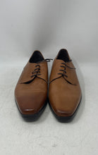 Load image into Gallery viewer, Aldo Mens Brown Leather Almond Toe Lace-Up Formal Oxford Dress Shoes Size 9