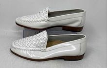 Load image into Gallery viewer, Giorgio Brutini Mens Apollo White Woven Leather Slip-On Loafer Shoes Size 8.5EE