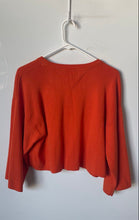 Load image into Gallery viewer, Tommy Hilfiger Womens Orange Knitted Long Sleeve Pullover Sweater Size Small