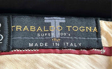 Load image into Gallery viewer, Giorgio Valentino Mens Black Pleated Front Regular Fit Dress Pants No Size