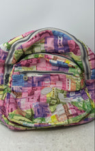 Load image into Gallery viewer, Kipling Womens Multicolor Abstract Adjustable Strap Zip-Around Lined Backpack