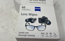 Load image into Gallery viewer, Set Of 60 Pieces Zeiss Screen Pre-Moistened For Glasses Lens Cleaning Wipes