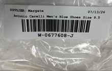 Load image into Gallery viewer, Antonio Cerrelli Mens Blue Square Toe Lace-Up Oxford Dress Shoes Size 9.5