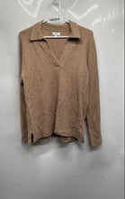 Load image into Gallery viewer, J.Crew Womens Brown Long Sleeve Collared Extra Soft Pullover Sweater Size Small