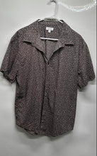 Load image into Gallery viewer, Calvin Klein Mens Brown Printed Collared Short Sleeve Button-Up Shirt Size XXL