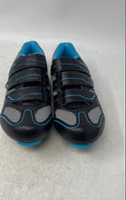 Load image into Gallery viewer, Flywheel Fly Fierce Womens Black Gray Blue Professional Cycling Shoes Size 37
