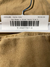 Load image into Gallery viewer, Gap Womens Brown Stretch Hip Slung Fit Wide-Leg Chino Pants Size 0 With Tag