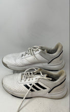 Load image into Gallery viewer, Adidas Mens Courtsmash White Black Lace-Up Low Top Sneaker Shoes Size 10