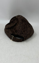 Load image into Gallery viewer, Michael Kors Womens Brown Monogram Print Adjustable Baseball Cap One Size