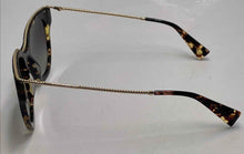 Load image into Gallery viewer, Authentic Marc Jacobs Women's Dark Havana Gold -Tone Sunglasses With Case