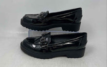 Load image into Gallery viewer, Michael By Michael Shannon Womens Black Patent Leather Slip-On Loafer Shoes Sz 6