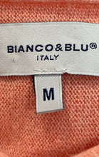 Load image into Gallery viewer, Bianco & Blu Womens Orange Long Sleeve Regular Fit Pullover Tunic Sweater Size M