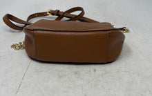Load image into Gallery viewer, Michael Kors Womens Fulton Brown Leather Adjustable Strap Crossbody Purse