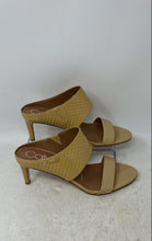 Load image into Gallery viewer, Calvin Klein Womens Cecily Beige Leather Slip-On Slide Sandals Size 8 M