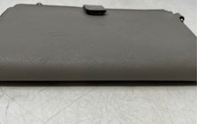 Load image into Gallery viewer, Michael Kors Womens Gray Leather ID Window Double Zip Wristlet Wallet
