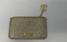 Load image into Gallery viewer, Jimmy Choo Parfums Womens Gold-Tone Sparkling Glitter Zip Top Pouch Wallet
