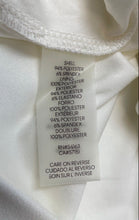 Load image into Gallery viewer, Calvin Klein Womens White Long Sleeve Back-Zip Tie Neck A-Line Dress Sz 6 W/ Tag