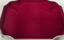 Load image into Gallery viewer, Zhen Zhu Silver-Tone Jewelry Storage Hinged Square Trinket Box Collectible