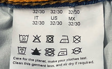 Load image into Gallery viewer, Boss Mens Blue Denim Medium Wash Pockets Straight Leg Jeans Size 32x30